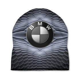 Шапка 3D с принтом BMW шестигранный фон в Петрозаводске, 100% полиэстер | универсальный размер, печать по всей поверхности изделия | bmw | авто | автомобиль | блатная | бмв | бумер | бэха | геометрия | иномарка | концерн | красивая | марка немецкая | машина | прикольная | пузыри | расцветка | солдат | тачила | форм | шестигранники