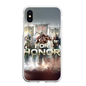 Чехол для iPhone XS Max матовый с принтом For honor 4 в Петрозаводске, Силикон | Область печати: задняя сторона чехла, без боковых панелей | for honor | honor | samurai | templar | viking | vikings | викинг | крестоносец | самурай | тамплиер