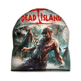 Шапка 3D с принтом Dead island 8 в Петрозаводске, 100% полиэстер | универсальный размер, печать по всей поверхности изделия | dead | island | repticide | zombie | дэд айлэнд | зомби | мозги