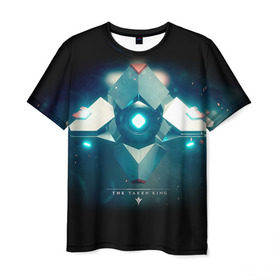 Мужская футболка 3D с принтом Destiny 4 в Петрозаводске, 100% полиэфир | прямой крой, круглый вырез горловины, длина до линии бедер | destiny | дестени | дэстэни | космос
