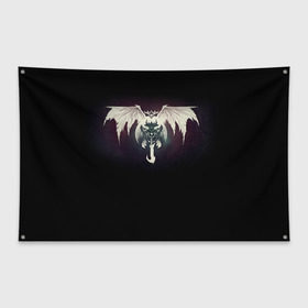 Флаг-баннер с принтом Destiny 9 в Петрозаводске, 100% полиэстер | размер 67 х 109 см, плотность ткани — 95 г/м2; по краям флага есть четыре люверса для крепления | destiny | дестени | дэстэни | космос