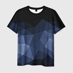 Мужская футболка 3D с принтом Abstraction в Петрозаводске, 100% полиэфир | прямой крой, круглый вырез горловины, длина до линии бедер | abstraction | абстракция | геометрия | грани | изгиб | линии | полигоны | полосы | постель | розовый | сочетания | текстура | треугольники