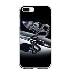 Чехол для iPhone 7Plus/8 Plus матовый с принтом Bentley в Петрозаводске, Силикон | Область печати: задняя сторона чехла, без боковых панелей | bentley | brand | britain | car | elite | expensive | limited | logo | mtorz | автомобиль | британия | бэнтли | дорогой | лимитед | логотип | марка | мторз | элитный