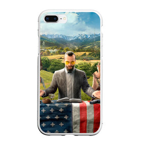 Чехол для iPhone 7Plus/8 Plus матовый с принтом Far Cry 5 в Петрозаводске, Силикон | Область печати: задняя сторона чехла, без боковых панелей | farcry | фар край | фаркрай