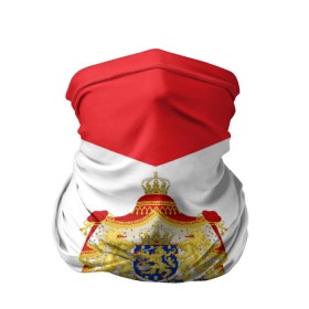 Бандана-труба 3D с принтом Флаг и герб Голландии в Петрозаводске, 100% полиэстер, ткань с особыми свойствами — Activecool | плотность 150‒180 г/м2; хорошо тянется, но сохраняет форму | амстердам | голландия | европа