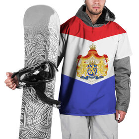 Накидка на куртку 3D с принтом Флаг и герб Голландии в Петрозаводске, 100% полиэстер |  | Тематика изображения на принте: амстердам | голландия | европа