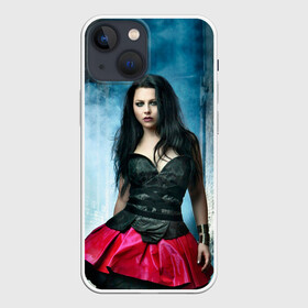 Чехол для iPhone 13 mini с принтом Evanescence в Петрозаводске,  |  | evanescence | fallen | the open door | джен маджура | иванесенс | тим маккорд | трой маклоухорн | уилл хант | эванесенс | эми ли