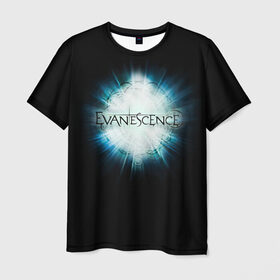 Мужская футболка 3D с принтом Evanescence 7 в Петрозаводске, 100% полиэфир | прямой крой, круглый вырез горловины, длина до линии бедер | evanescence | fallen | the open door | джен маджура | иванесенс | тим маккорд | трой маклоухорн | уилл хант | эванесенс | эми ли