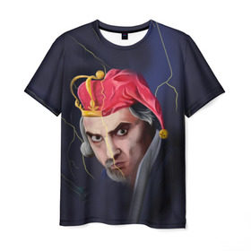 Мужская футболка 3D с принтом Горшенёв в Петрозаводске, 100% полиэфир | прямой крой, круглый вырез горловины, длина до линии бедер | горшек | горшок | киш | король и шут