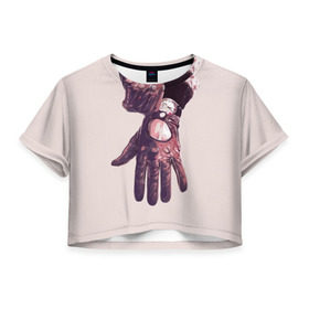 Женская футболка 3D укороченная с принтом Драйв в Петрозаводске, 100% полиэстер | круглая горловина, длина футболки до линии талии, рукава с отворотами | водитель | драйв | драйвер