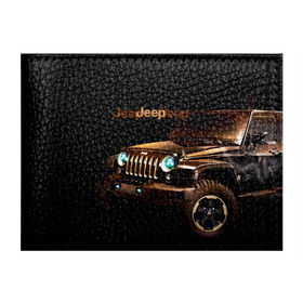 Обложка для студенческого билета с принтом Jeep в Петрозаводске, натуральная кожа | Размер: 11*8 см; Печать на всей внешней стороне | Тематика изображения на принте: brand | car | chrysler | jeep | logo | usa | автомобиль | джип | крайслер | логотип | марка | сша