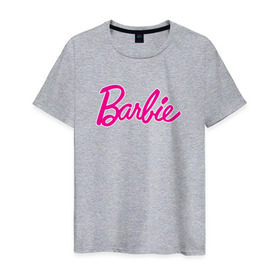 Мужская футболка хлопок с принтом Барби 3 в Петрозаводске, 100% хлопок | прямой крой, круглый вырез горловины, длина до линии бедер, слегка спущенное плечо. | barbie | барби | девочка | девушка | кукла
