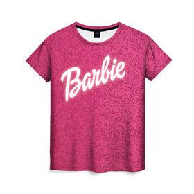Женская футболка 3D с принтом Барби 7 в Петрозаводске, 100% полиэфир ( синтетическое хлопкоподобное полотно) | прямой крой, круглый вырез горловины, длина до линии бедер | barbie | барби | девочка | девушка | кукла