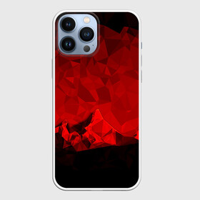 Чехол для iPhone 13 Pro Max с принтом crystal abstract в Петрозаводске,  |  | abstract | gray | lowpoly | polygon | triangle | абстракция | геометрия | полигоны | треугольники