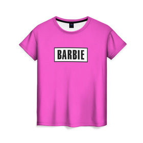 Женская футболка 3D с принтом Barbie в Петрозаводске, 100% полиэфир ( синтетическое хлопкоподобное полотно) | прямой крой, круглый вырез горловины, длина до линии бедер | Тематика изображения на принте: badgirl | barbie | beach party | beaches | bride | crew | girl | girlfriends | henparty | pink | power | princess | real girls | superbride | team | девичник | для влюбленных | для подруг | замуж | море | невеста | отдых | пляж | пляжная вечеринка | подру