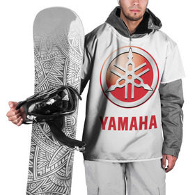 Накидка на куртку 3D с принтом Yamaha в Петрозаводске, 100% полиэстер |  | brand | car | japanese | logo | motorcycle | sign | yamaha | автомобиль | знак | логотип | марка | мотоцикл | ямаха | японская