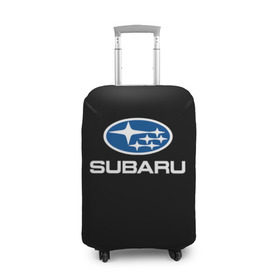 Чехол для чемодана 3D с принтом Subaru в Петрозаводске, 86% полиэфир, 14% спандекс | двустороннее нанесение принта, прорези для ручек и колес | subaru | автомобиль | марка | машина | субару