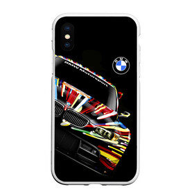 Чехол для iPhone XS Max матовый с принтом BMW в Петрозаводске, Силикон | Область печати: задняя сторона чехла, без боковых панелей | bmw | авто | бмв | магина | марка