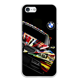 Чехол для iPhone 5/5S матовый с принтом BMW в Петрозаводске, Силикон | Область печати: задняя сторона чехла, без боковых панелей | bmw | авто | бмв | магина | марка