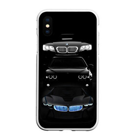 Чехол для iPhone XS Max матовый с принтом BMW в Петрозаводске, Силикон | Область печати: задняя сторона чехла, без боковых панелей | bmw | авто | бмв | магина | марка