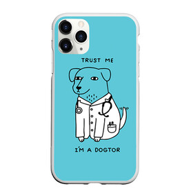 Чехол для iPhone 11 Pro Max матовый с принтом Trust me в Петрозаводске, Силикон |  | doctor | dogtor | trust me | верь мне | врач | доктор | медик | медицина | собака