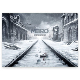 Поздравительная открытка с принтом METRO: Exodus в Петрозаводске, 100% бумага | плотность бумаги 280 г/м2, матовая, на обратной стороне линовка и место для марки
 | horror | metro | metro 2033 | redux | игра | метро | хоррор