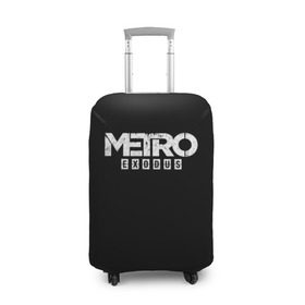 Чехол для чемодана 3D с принтом METRO: Exodus в Петрозаводске, 86% полиэфир, 14% спандекс | двустороннее нанесение принта, прорези для ручек и колес | horror | metro | metro 2033 | redux | игра | метро | хоррор