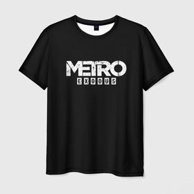 Мужская футболка 3D с принтом METRO: Exodus в Петрозаводске, 100% полиэфир | прямой крой, круглый вырез горловины, длина до линии бедер | Тематика изображения на принте: horror | metro | metro 2033 | redux | игра | метро | хоррор