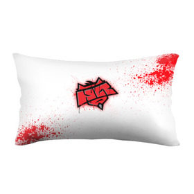 Подушка 3D антистресс с принтом cs:go - HellRaisers (White collection) в Петрозаводске, наволочка — 100% полиэстер, наполнитель — вспененный полистирол | состоит из подушки и наволочки на молнии | cs go | hellraisers | кс го | хеллрейзерс