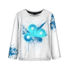 Детский лонгслив 3D с принтом cs:go - Cloud9 (White collection) в Петрозаводске, 100% полиэстер | длинные рукава, круглый вырез горловины, полуприлегающий силуэт
 | Тематика изображения на принте: 0x000000123 | cloud9 | cs go | white | кс го