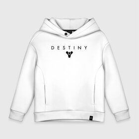 Детское худи Oversize хлопок с принтом Destiny в Петрозаводске, френч-терри — 70% хлопок, 30% полиэстер. Мягкий теплый начес внутри —100% хлопок | боковые карманы, эластичные манжеты и нижняя кромка, капюшон на магнитной кнопке | destiny | destiny 2 | дестени | космос