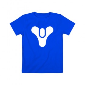 Детская футболка хлопок с принтом Destiny в Петрозаводске, 100% хлопок | круглый вырез горловины, полуприлегающий силуэт, длина до линии бедер | destiny | destiny 2 | дестени | космос