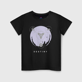Детская футболка хлопок с принтом Planet в Петрозаводске, 100% хлопок | круглый вырез горловины, полуприлегающий силуэт, длина до линии бедер | destiny | destiny 2 | дестени | космос