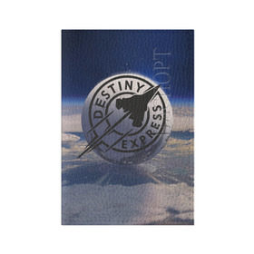 Обложка для паспорта матовая кожа с принтом Destiny Express в Петрозаводске, натуральная матовая кожа | размер 19,3 х 13,7 см; прозрачные пластиковые крепления | 
