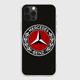 Чехол для iPhone 12 Pro Max с принтом Mercedes-Benz в Петрозаводске, Силикон |  | car | germany | logo | make | mercedes benz | автомобиль | германия | логотип | марка | мерседес бенц