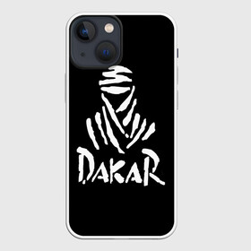Чехол для iPhone 13 mini с принтом Dakar в Петрозаводске,  |  | Тематика изображения на принте: dakar | desert | logo | race | rally | sign | гонки | дакар | знак | логотип | пустыня | ралли