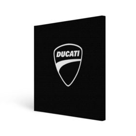 Холст квадратный с принтом Ducati в Петрозаводске, 100% ПВХ |  | Тематика изображения на принте: авто | дукати | марка | машина