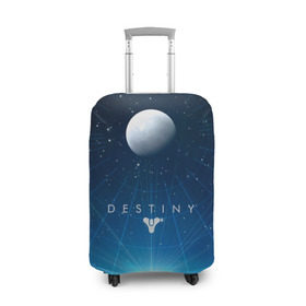 Чехол для чемодана 3D с принтом Destiny в Петрозаводске, 86% полиэфир, 14% спандекс | двустороннее нанесение принта, прорези для ручек и колес | destiny | destiny 2 | дестени | космос