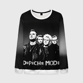 Мужской свитшот 3D с принтом Depeche mode в Петрозаводске, 100% полиэстер с мягким внутренним слоем | круглый вырез горловины, мягкая резинка на манжетах и поясе, свободная посадка по фигуре | альтернативный рок | вестник моды | винс кларк | депеш мод | депешмод | дэйв гаан | индастриал рок | мартин гор | синти поп | электроник рок | энди флетчер