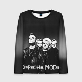 Женский лонгслив 3D с принтом Depeche mode в Петрозаводске, 100% полиэстер | длинные рукава, круглый вырез горловины, полуприлегающий силуэт | альтернативный рок | вестник моды | винс кларк | депеш мод | депешмод | дэйв гаан | индастриал рок | мартин гор | синти поп | электроник рок | энди флетчер