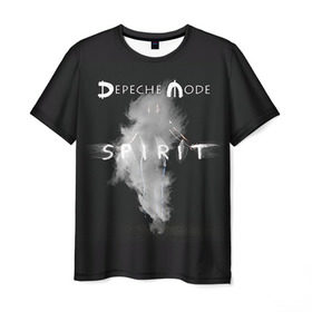 Мужская футболка 3D с принтом DM: Spirit в Петрозаводске, 100% полиэфир | прямой крой, круглый вырез горловины, длина до линии бедер | depeche mode