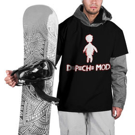 Накидка на куртку 3D с принтом DM: Playing the angel в Петрозаводске, 100% полиэстер |  | Тематика изображения на принте: depeche mode
