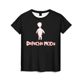 Женская футболка 3D с принтом DM: Playing the angel в Петрозаводске, 100% полиэфир ( синтетическое хлопкоподобное полотно) | прямой крой, круглый вырез горловины, длина до линии бедер | Тематика изображения на принте: depeche mode