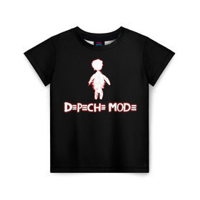 Детская футболка 3D с принтом DM: Playing the angel в Петрозаводске, 100% гипоаллергенный полиэфир | прямой крой, круглый вырез горловины, длина до линии бедер, чуть спущенное плечо, ткань немного тянется | depeche mode