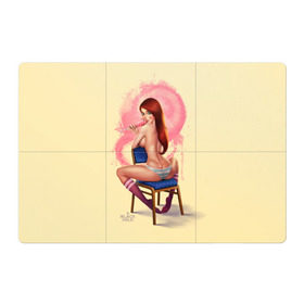 Магнитный плакат 3Х2 с принтом Pin Up Pop Art Girl в Петрозаводске, Полимерный материал с магнитным слоем | 6 деталей размером 9*9 см | comics | girl | lollipop | pin up | pop art | арт | девочка | дизайн | конфетка | лолита | милая | мода | пафос | поп арт | сосательная | стиль | чупа чупс