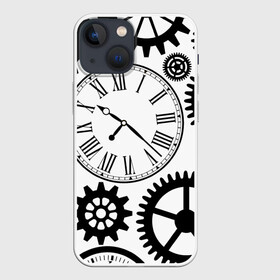 Чехол для iPhone 13 mini с принтом Время не ждет в Петрозаводске,  |  | Тематика изображения на принте: время | часы