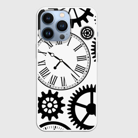 Чехол для iPhone 13 Pro с принтом Время не ждет в Петрозаводске,  |  | Тематика изображения на принте: время | часы