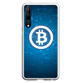 Чехол для Honor P30 с принтом Bitcoin Blue - Биткоин в Петрозаводске, Силикон | Область печати: задняя сторона чехла, без боковых панелей | bitcoin | ethereum | litecoin | биткоин | интернет | крипта | криптовалюта | лайткоин | майнинг | технологии | эфир