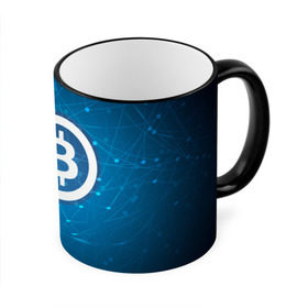 Кружка 3D с принтом Bitcoin Blue - Биткоин в Петрозаводске, керамика | ёмкость 330 мл | bitcoin | ethereum | litecoin | биткоин | интернет | крипта | криптовалюта | лайткоин | майнинг | технологии | эфир