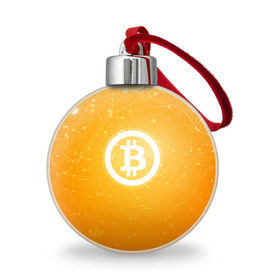 Ёлочный шар с принтом Bitcoin - Биткоин в Петрозаводске, Пластик | Диаметр: 77 мм | bitcoin | ethereum | litecoin | биткоин | интернет | крипта | криптовалюта | лайткоин | майнинг | технологии | эфир